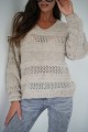 Pullover mit durchbrochenen Accessoires