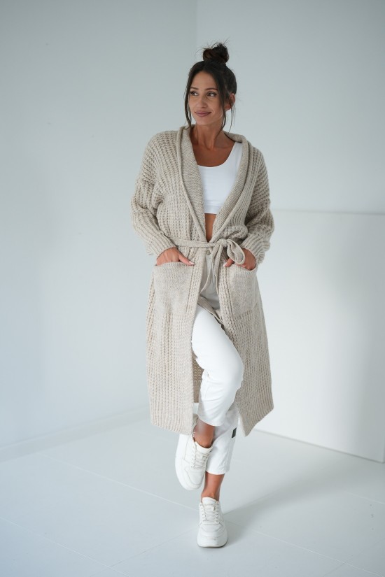 Gestufte Strickjacke