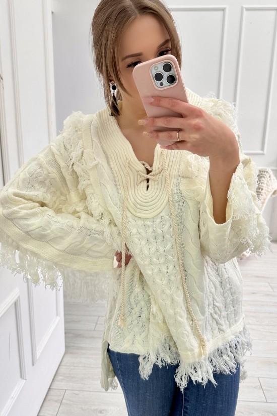 Boho-Pullover-Tunika